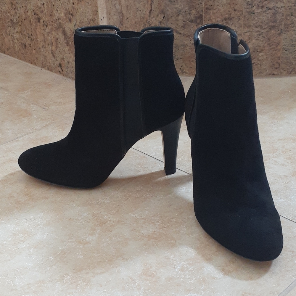 Banana Republic Suede High Heel Bootie